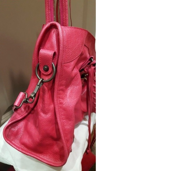 BALENCIAGA CLASSIC CITY BAG HOT PINK - Picture 6 of 8